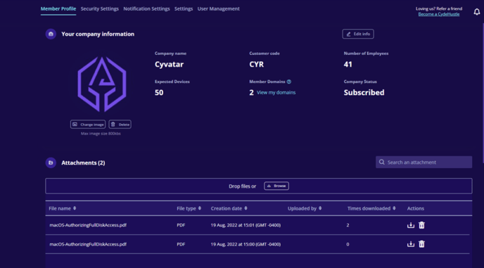 Cyvatar Platform_member profile 1